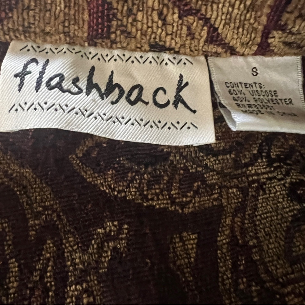 Flashback brocade jacket w/ drawstring neckline, … - image 6